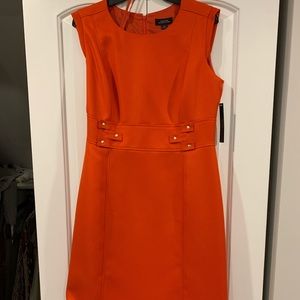 Orange Tahari dress